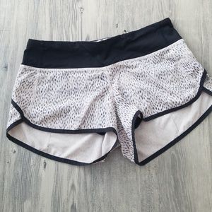 Lululemon speed shorts